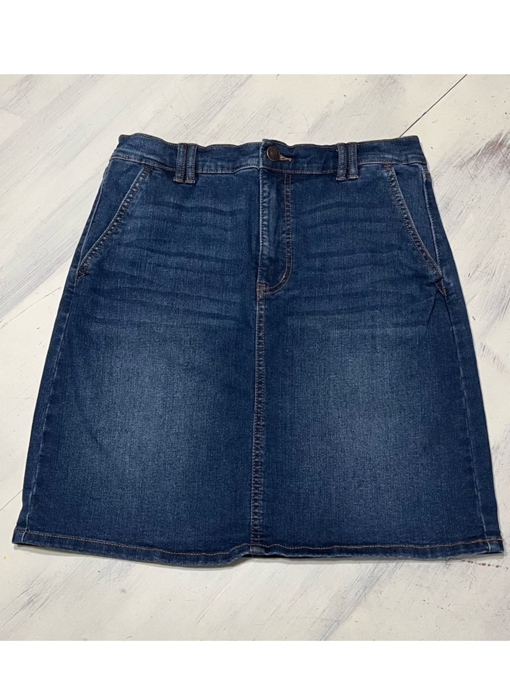 Nine West Denim Skirt Sz 4